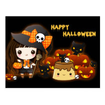 Happy Halloween postcards
