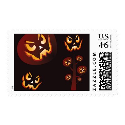 Happy Halloween postage