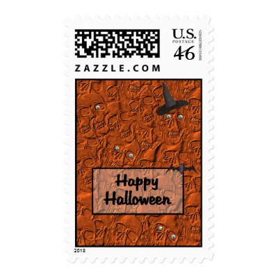 Happy Halloween postage