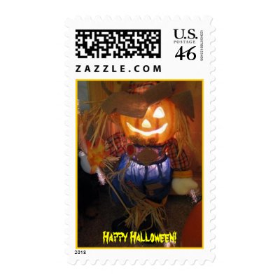 Happy Halloween postage