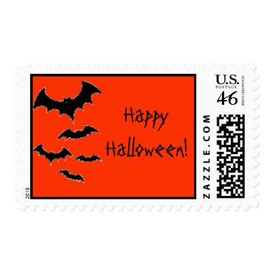Happy Halloween! postage