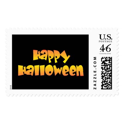 Happy Halloween postage