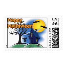 Happy Halloween postage