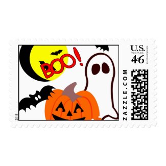 Happy Halloween Postage