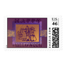 Happy Halloween postage