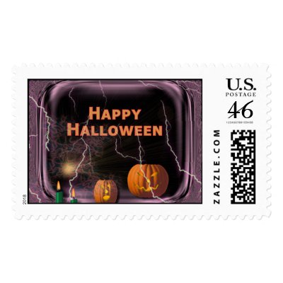 Happy Halloween postage