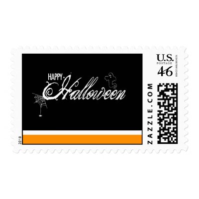 Happy Halloween postage