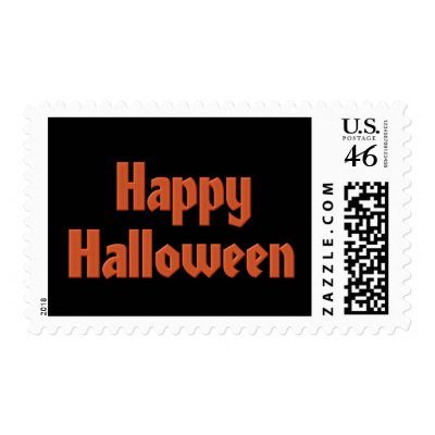 Happy Halloween postage