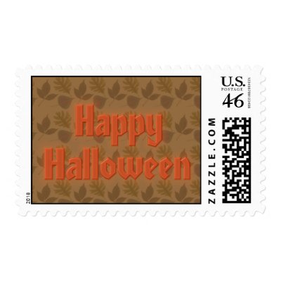 Happy Halloween postage