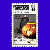 Happy Halloween postage