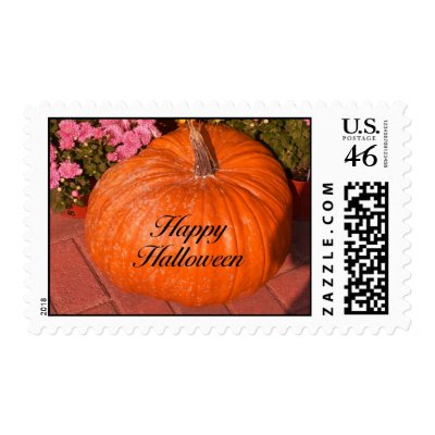 Happy Halloween postage