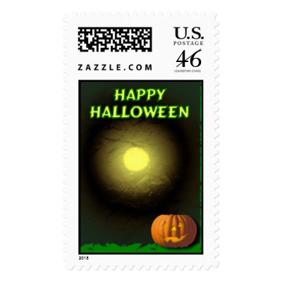 Happy Halloween postage