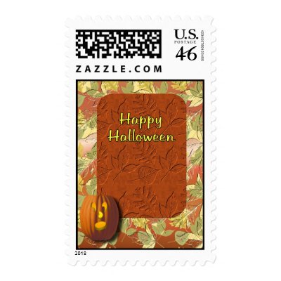 Happy Halloween postage