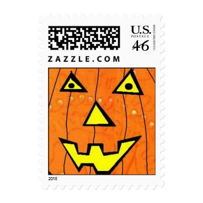 Happy Halloween postage