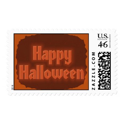 Happy Halloween postage