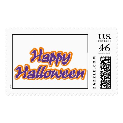 Happy Halloween postage