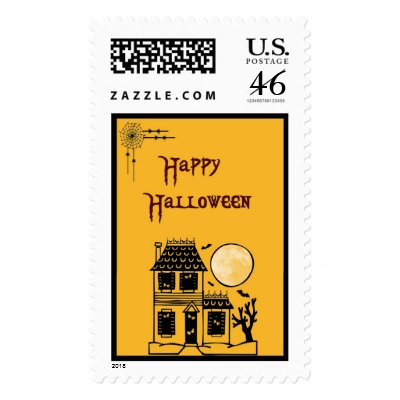 Happy Halloween! postage