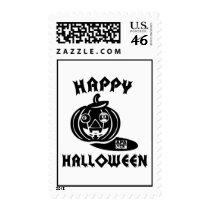 Happy Halloween Postage Stamp
