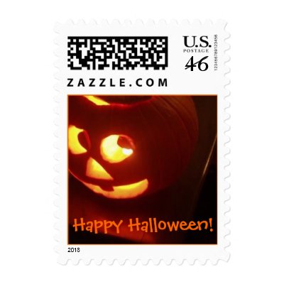 Happy Halloween! postage