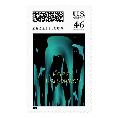 Happy Halloween postage