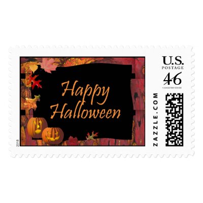 Happy Halloween postage