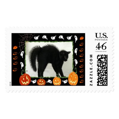 Happy Halloween postage