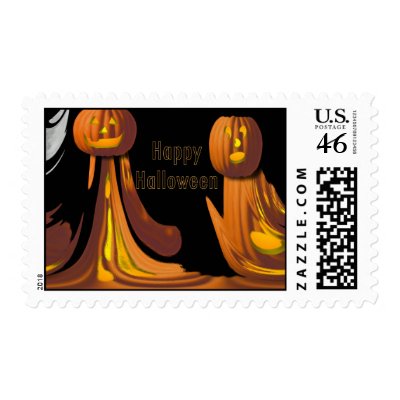 Happy Halloween postage