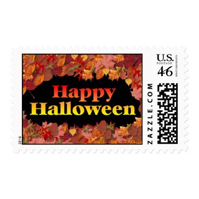 Happy Halloween postage