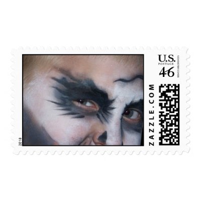 Happy Halloween postage