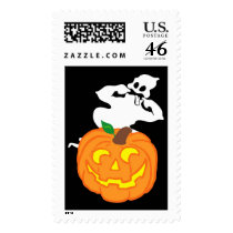 Happy Halloween! Postage Stamp stamps