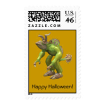 Happy Halloween! postage stamp