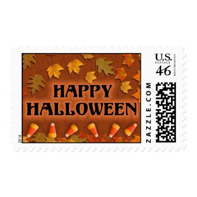 Happy Halloween Postage Stamp by JustParties