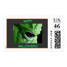 Happy Halloween Postage Stamp