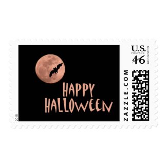 Happy Halloween Postage Stamps