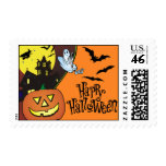 Happy Halloween Postage Stamps