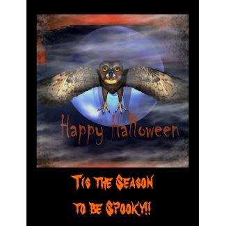 Happy Halloween postcard