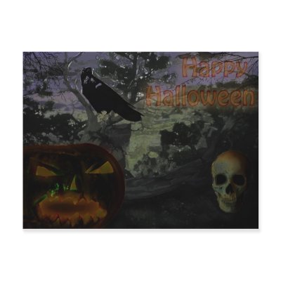 Happy Halloween postcards