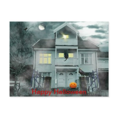 Happy Halloween postcards