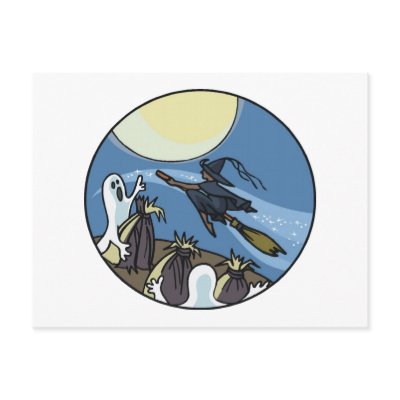 Happy Halloween postcards