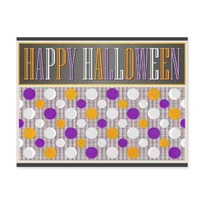 Happy Halloween postcards