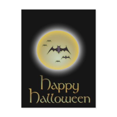 Happy Halloween postcards