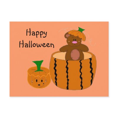Happy Halloween postcards