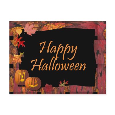 Happy Halloween postcards