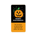 Happy Halloween Pumpkin Address Label