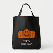 Happy Halloween Pumpkin Tote Bag