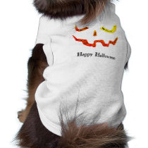 Happy Halloween Pumpkin Face pet clothing