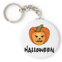 Happy Halloween Pumpkin Key Chains