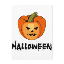 Happy Halloween Pumpkin Post Cards