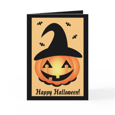 Happy Halloween - Pumpkin Witch Greeting Cards by nyxxie