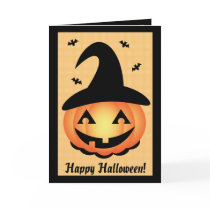 Happy Halloween - Pumpkin Witch cards